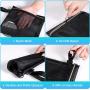 Nylon Pencil Pouches Breathable Travel Cosmetic Cables Chargers Organizer Zipper Mesh Pouch Bag