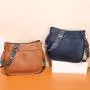2023 HONGYA Sling HandBag PU Leather Adjustable Leopard Guitar Strap Shoulder Crossbody Hobo Bags Purse For Women