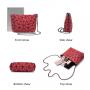LOVEVOOK Brands Ladies Shoulder Tote Bag Women Luminous Geometric Handbags Sets handbags for women