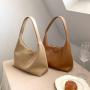 NEW Trendy Autumn&Winter Brown Tan Shoulder bags big women handbags ladies fashion shoulder purse vegan leather bags wholesale