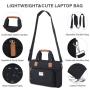 LOVEVOOK 15.6 Inch Laptop Case Cute Computer Bag Lightweight Laptop Briefcase for Work School Travel Laptop Bag for Women Ladies