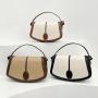 2024 new design trend saddle bag ladies leather fashion simple high quality cute design women's bag