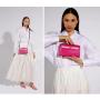 Fashion Vegan Leather Luxury Lock Ladies Small Handbags Custom Logo Classic Hand Bags High Quality Trendy Crossbody Bag Women