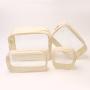 Keymay Rts Stock Gold Zipper S M L Xl 5 Colors Waterproof Toiletry Wash Bag Clear Makeup Bag Pvc Pouch Transparent Cosmetic Bag