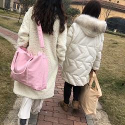 Stock Wholesale Multi Colors Waterproof Large Capacity Nylon Tote Bag Beach Weekender Zipper Shoulder Handbag Travel Bag Sets