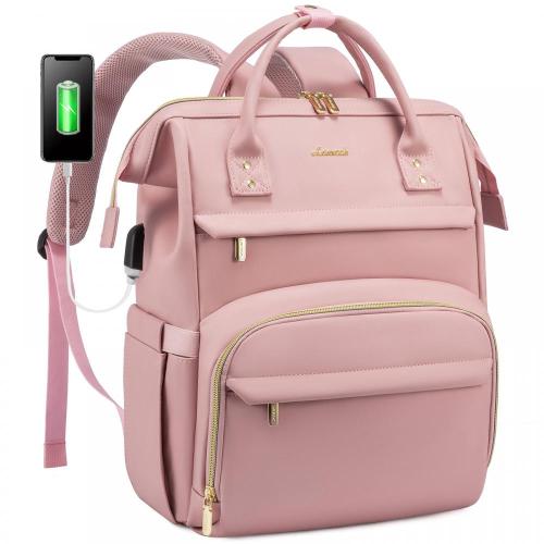 2023 new arrival ladies bag large school work business laptop backpacks casual ladies pu leather bags women's backpacks with USB