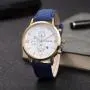 2022 Fashion Leather Man Wrist Watch Band Quartz Wristwatch Reloj Luxury Gold Watch Creative Men Quartz Wrist watches For Men