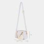2024 New Arrival Shiny Pu Leather Bag With Metal Chain Handle Mini Barrel Woman Handbag Ladies Crossbody