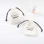 12 Oz Small Cotton Canvas Dust Makeup Packaging Bag White Thick Canvas Drawstring Bag For Jewelry