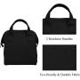 Gelory Large Capacity Reusable Insulated Cooler Lunch Tote Bag Custom Durable Lunch Bag For Men Women