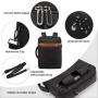 Fashion Concertible 3 in 1 laptop backpack shoulder messenger bags business briefcase travel office USB laptop backpack for men