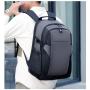 BSCI Computer Office Waterproof Travel Bag Backpack Black Smart Laptop Backpack Usb Charging Notebook Bags