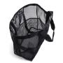XL317 Large Picnic Bag Toy Storage Bag Travel Handbag Mesh Zipper Beach Tote Bag With Handy Side Pockets