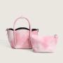 2024 New Women'S Sweet Wind Tie Dye Hand Bucket All Match Petal Chain Single Shoulder Crossbody Bag