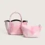 2024 New Women'S Sweet Wind Tie Dye Hand Bucket All Match Petal Chain Single Shoulder Crossbody Bag