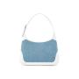 Custom logo Pu Leather Luxury Handbags Fashionable Quality Denim And Leather Sling Shoulder Crossbody Bag For Women