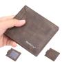 ZR102 High-end Short Multi-card Men's Card Bag Fashion Open Horizontal Wallet Korean Version Zero Wallet for Father