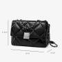 2024 New Arrival Chain Shoulder Messenger Purses Women Quilted Soft Leather Bags Ladies Handbags
