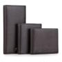 KBW189 2023 Custom Leather Wallet Men's Leather Slim Anti-theft Brush Vertical Paragraph Card Bag Men's Short Money Clip