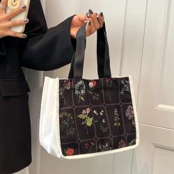 Wholesale Original Handbag Korean Version Of All Canvas Shopping Bag Female Ins Work Hand Bag Office Lunch Box Bag