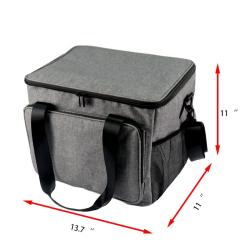 Large Capacity Cooler Bag With Durable Polyester Outdoor Activity Keep Food Cold Shoulder Bag