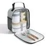 High Quality Cooler Bag Travel Baby Bottle Carrier Tote Bag with Ice Pack Food Waterproof Lunch Bag Insulated