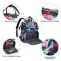 LOVEVOOK flower printing Women's Backpack for Laptop 15.6 Inch Waterproof university bags Work women travel laptop Backpacks