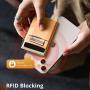 Premium Automatic Pop Up Wallet Aluminum RFID Functional Metal Slim Minimalist Credit Card Holder Minimalist for Front Pocket