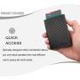 RFID Aluminium Box Synthetic Leather Wallet Credit Card Holder Men And Women Metal