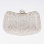 Wholesale golden shiny elegant rhinestone purse tassel evening bags women's clutch bags handbag for ladies