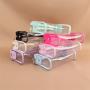 Keymay Fashion Summer Transparent PVC Cosmetic Bag Toiletry Pouch Travel Organizer Bag Girl Clear Makeup Bag