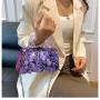 2024 New Fashion Glitter Single Shoulder Small Square Bag designer bags clutch bag women