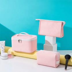 Luxury Makeup Bag Custom Cosmetic Bag Toiletry Bags Multifunction Cosmetic Case Organizer with internal compartments