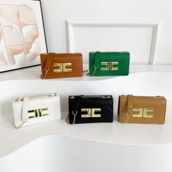 Premium small square bag fashionable foreign crocodile grain ladies shoulder bag crossbody bag
