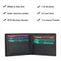 RFID Blocking Travel slim Wallet for Mens credit card holder Wallet