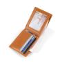 ZR631 Genuine Leather Men Wallet Coin Purse Small Card Holder Vintage Wallets RFID Blocking High Quality Wallet Customized logo