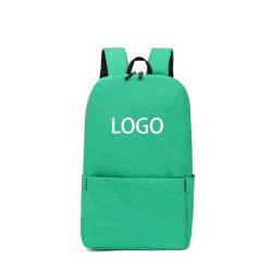 Custom Solid Color High School Teen Girls Boys Schoolbag Lightweight Simple Casual Daypack College Backpack
