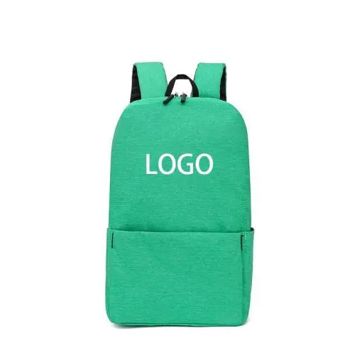Custom Solid Color High School Teen Girls Boys Schoolbag Lightweight Simple Casual Daypack College Backpack