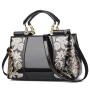 2024 Bags for Women Large Capacity Glossy Women's Shoulder Messenger Bag Patent Leather Bride Wedding Atmosphere Handbag