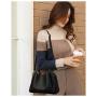 XL016 New Fashion Korean Patten Crossbody Bag For Women Shoulder Bag Female Women Bags Luxury PU Leather Bucket Handbag