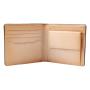 Vegetable tan leather top grain genuine leather coin men wallets rfid wallet
