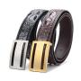 New Arrival Ceinture En Cuir Veritable Man High Quality Brand 100% Genuine Crocodile Leather Belts For Mens Manufacturers