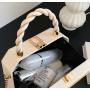 ZR269 Westernized Leisure Simple Women's Handbag Box Bag Exquisite Chain Straddle Underarm Bag Party