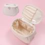 Custom Logo Makeup Brush Bag Waterproof PU Leather Toiletry Pouch Women Travel Beauty Tool Storage Bag