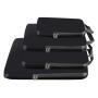 Custom Logo Luxury 4/5 Pcs Compression Packing Cubes Travel Storage Expandable Luggage Organizer Bags Set