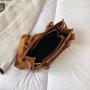 2024 Custom Crocodile Suede Vegan Leather Tote Bag For Women Ladies Handbag