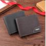Men's Large Capacity Fashionable Waterproof Multi-Card Short Wallet Casual Plain Bag-20% Cross-Border Change