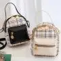 Hot sale backpack bag women small double zip backpack woman 2024 ladies bags wholesale fashion girls schoolbag shoulder bag