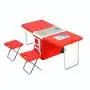 28L Multi-functional picnic ice insulated cooler box with handle and wheels and table and chairs
