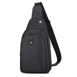 ZR662 Man Chest Bag New Waterproof Shoulder Bag Sports Travel Crossbody Leisure Solid Color Print logo Business High Quality Bag